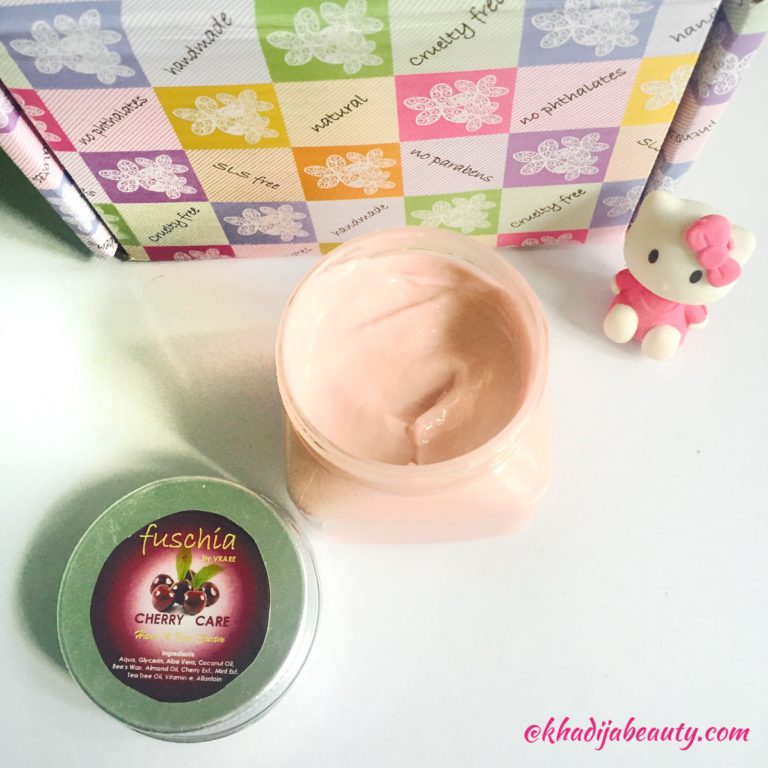 fuschia hand and nail cream review, khadija beauty