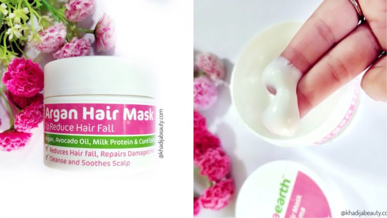 mamaearth hair mask, khadija beauty