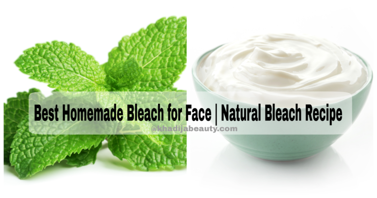Best Homemade natural Bleach For Face
