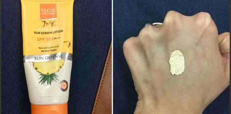 VLCC Matte Look Sunscreen Lotion SPF 30 Review