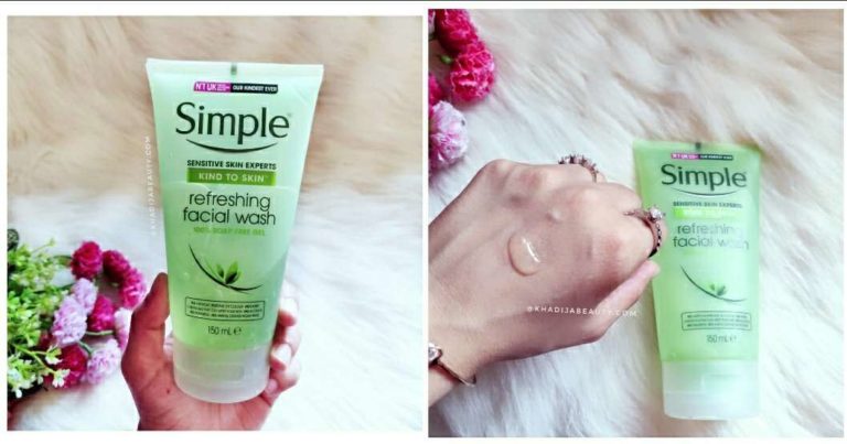 Simple Refreshing facial wash Review