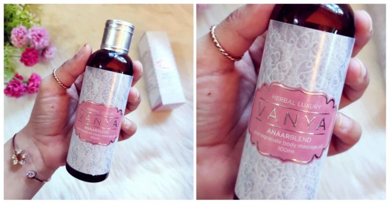 Vanya Anaarblend pomegranate body massage oil
