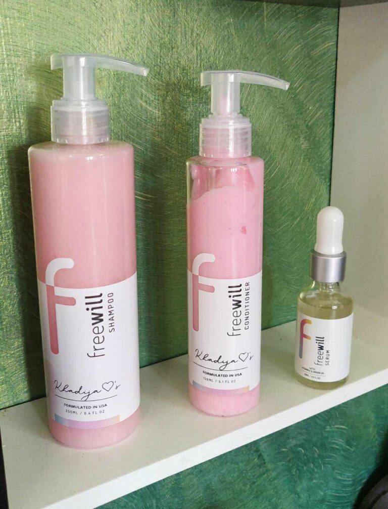 Freewill hair care kit review, frewwill shampoo conditioner